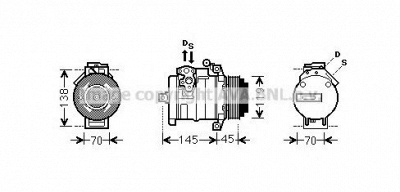 AVA QUALITY COOLING msk530 -  Компрессор, кондиционер